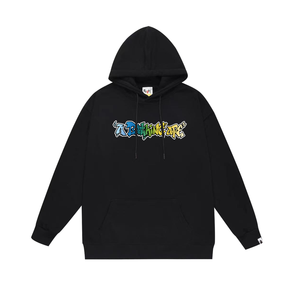 BAPE Shark Full-Zip Hoodie — Black / White / Grey