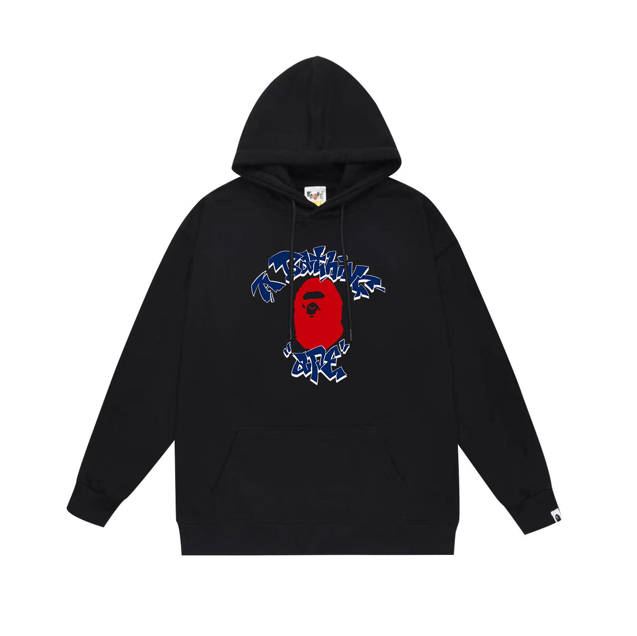 BAPE Shark Full-Zip Hoodie — Black / White / Grey