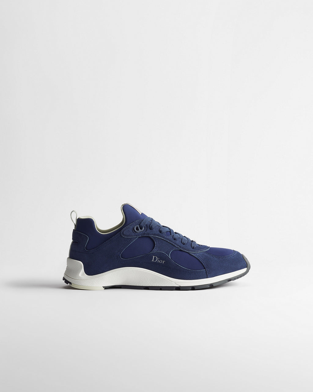 Dior Mile Sneaker - Blue Suede Calfskin with Blue and Green Neoprene - image 1