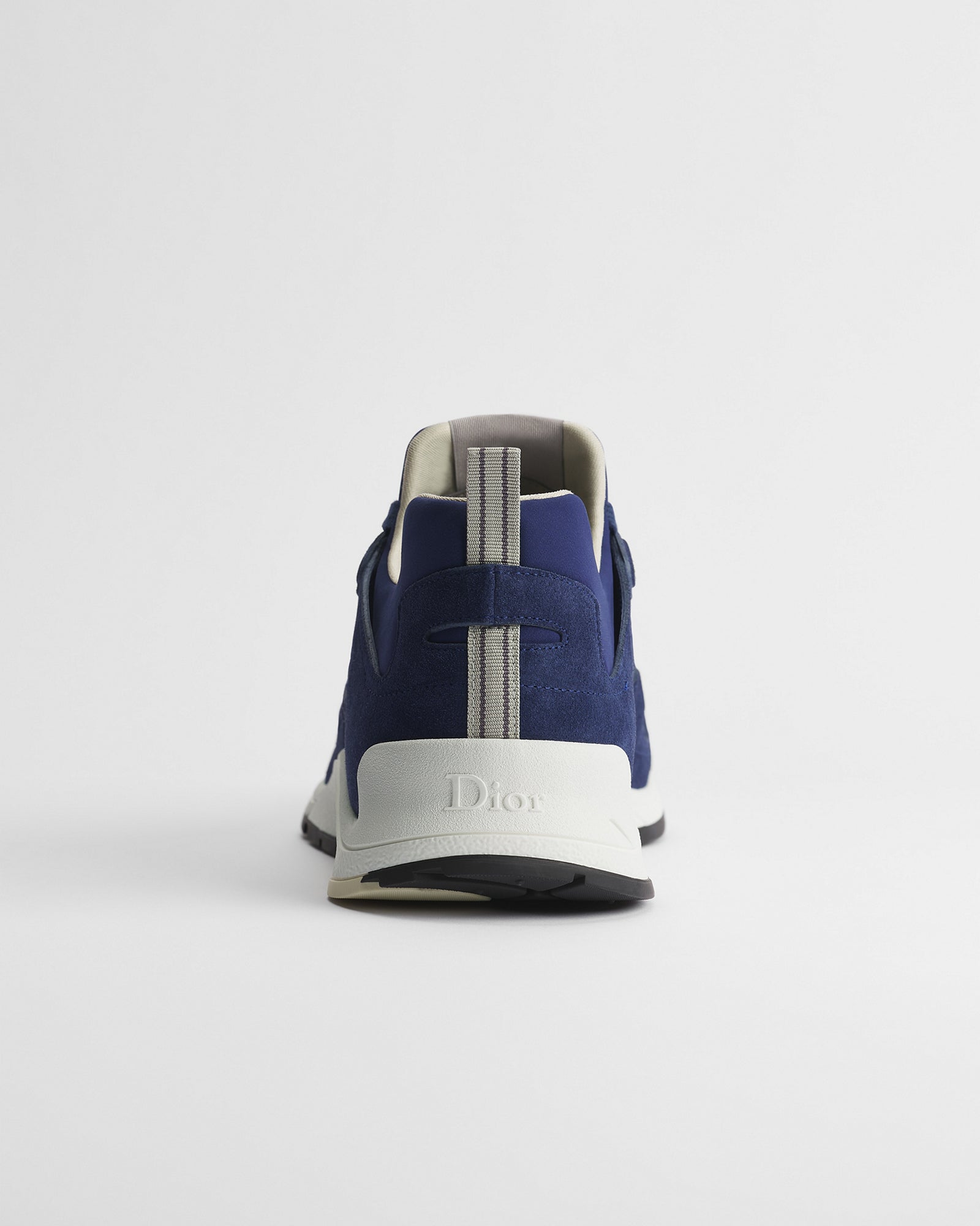 Dior Mile Sneaker - Blue Suede Calfskin with Blue and Green Neoprene - image 3