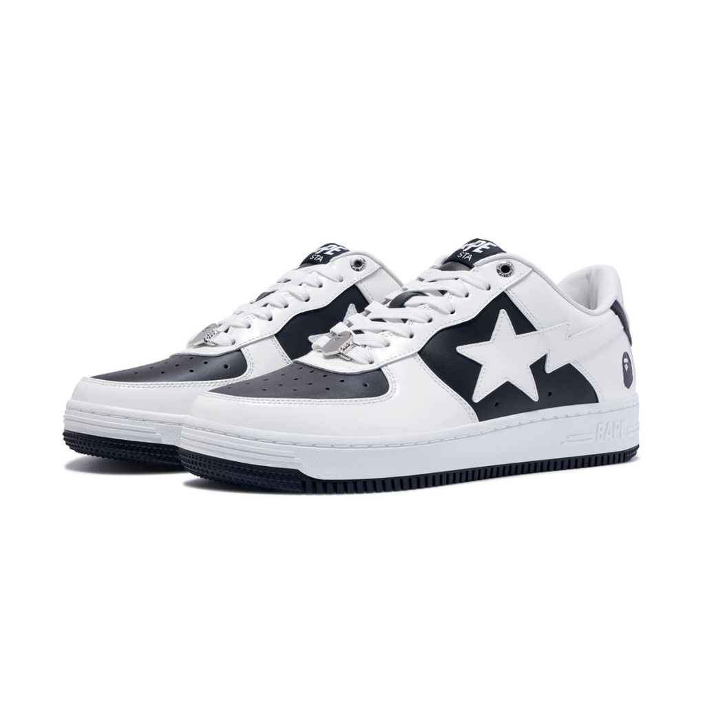 Bape Bapesta White Black - image 2