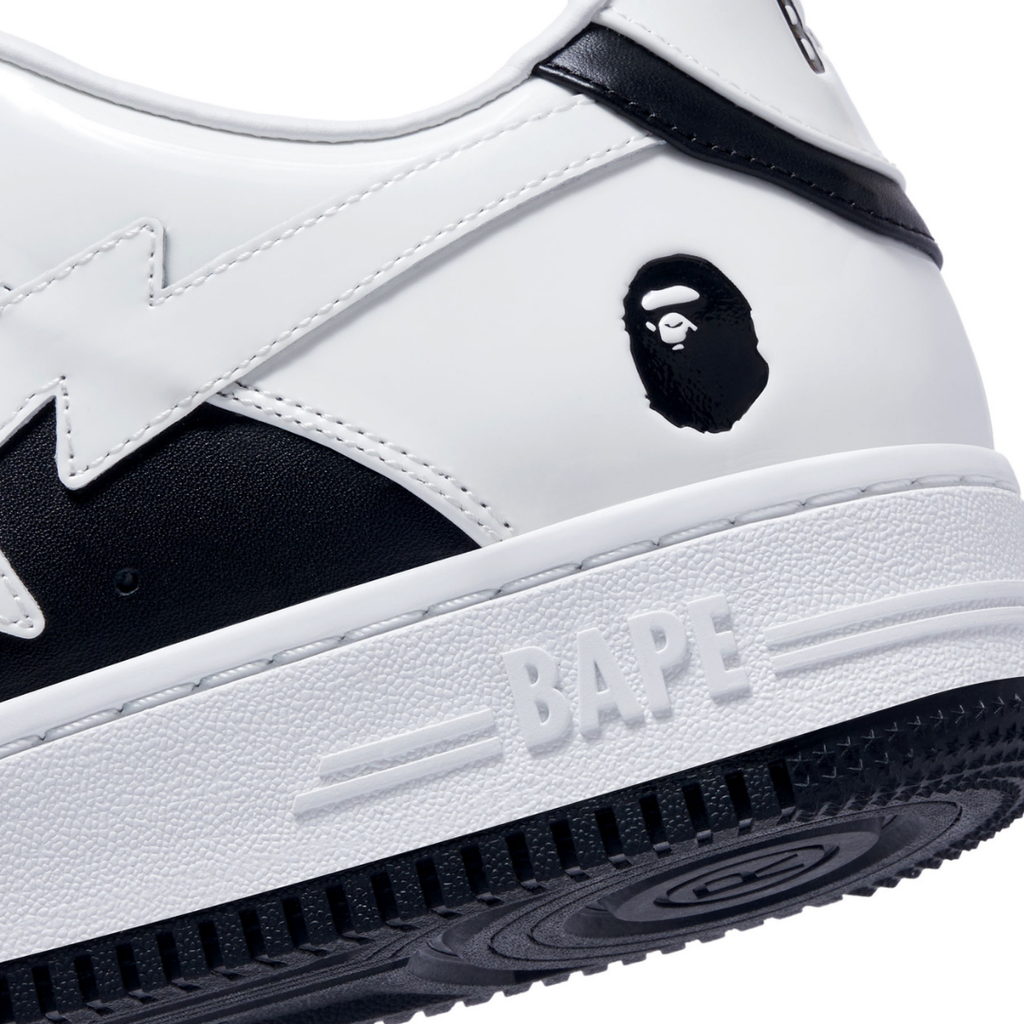 Bape Bapesta White Black - image 4