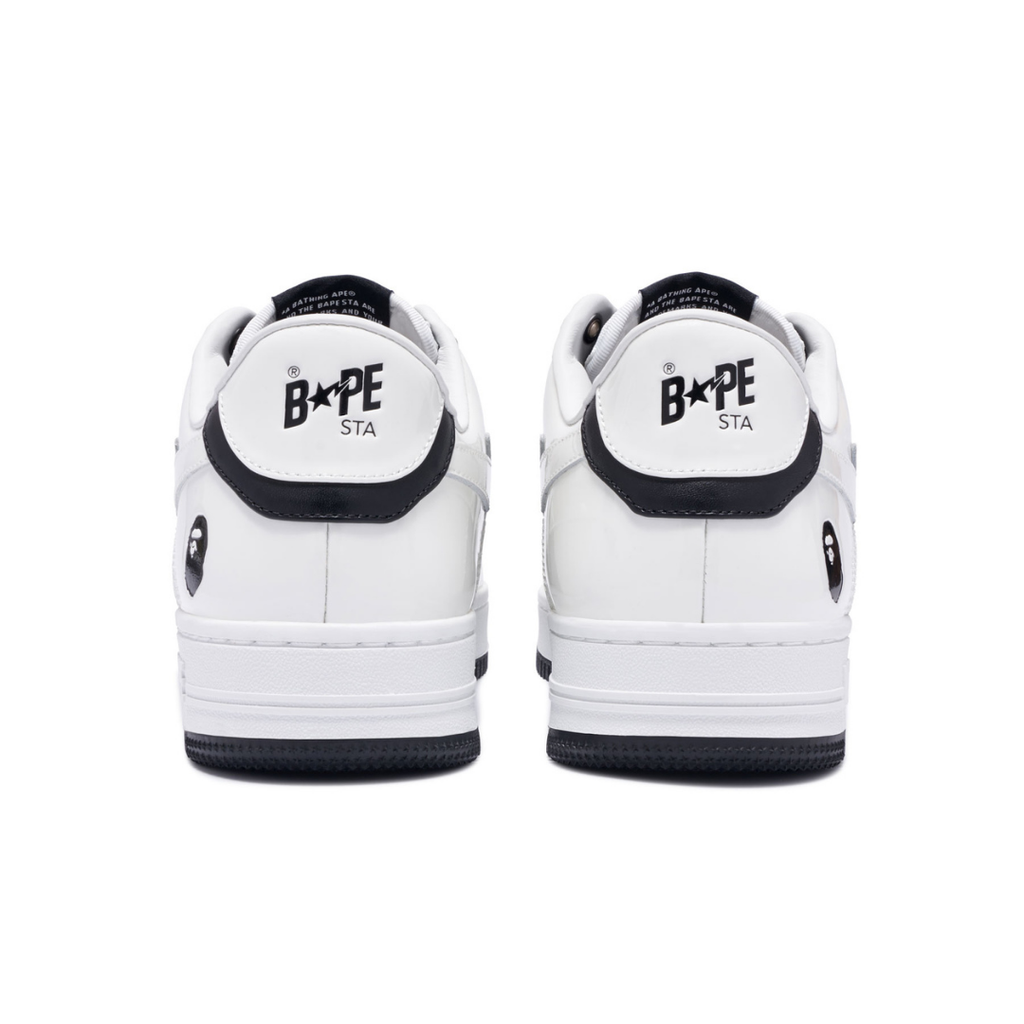Bape Bapesta White Black - image 6