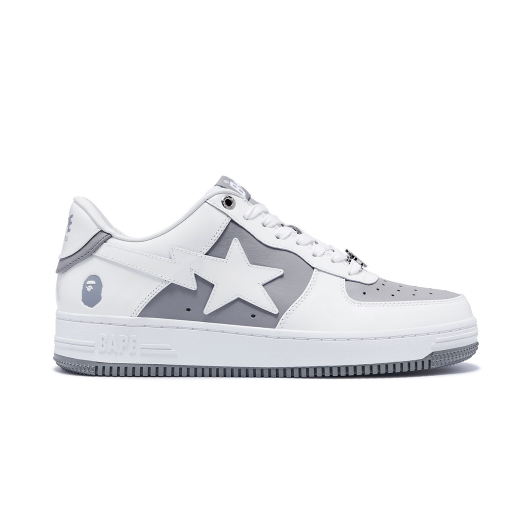 Bape Bapesta White Grey - image 3