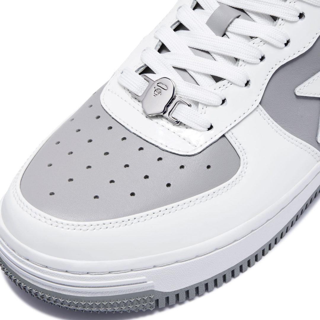 Bape Bapesta White Grey - image 4