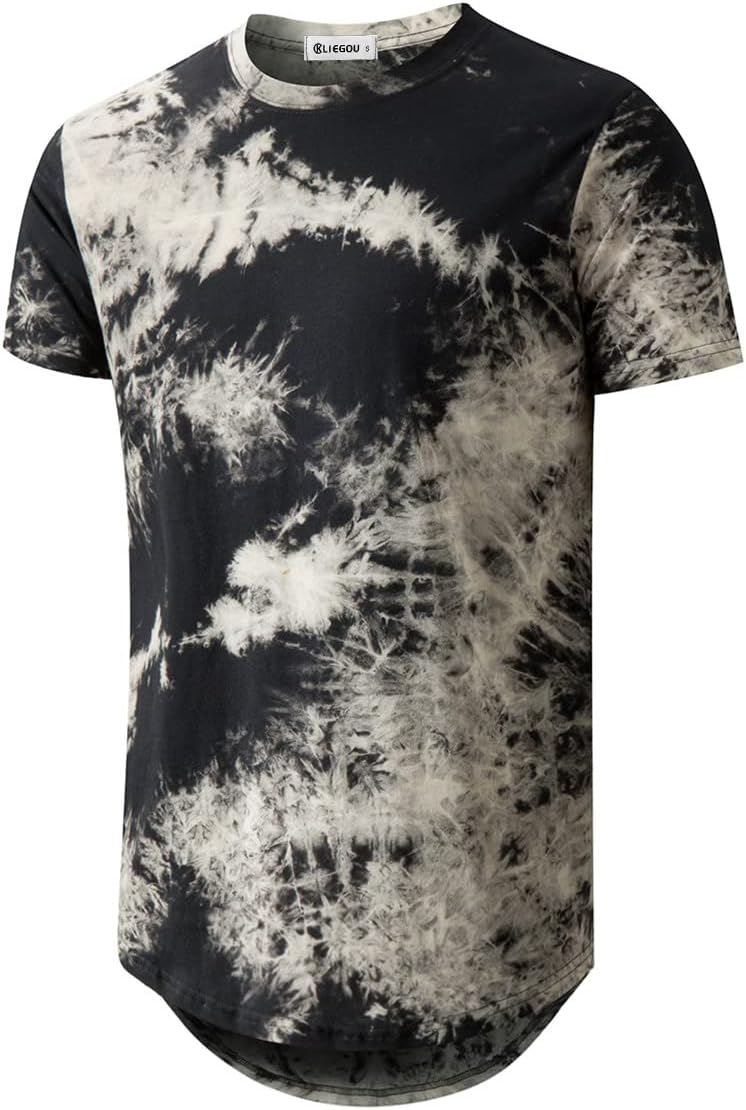 KLIEGOU men's longline T-shirt - Black 2