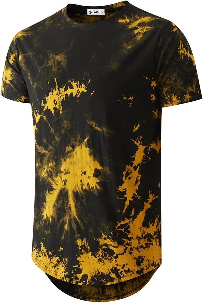 KLIEGOU men's longline T-shirt - Yellow 2