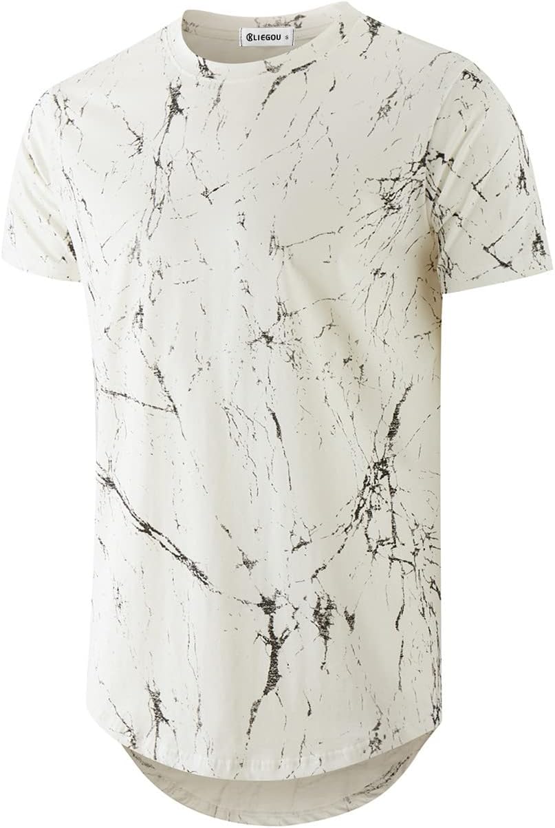 KLIEGOU men's longline T-shirt - White 2