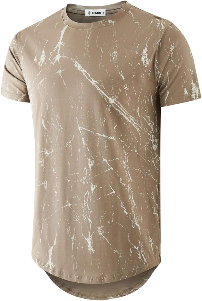 KLIEGOU men's longline T-shirt - Khaki 2