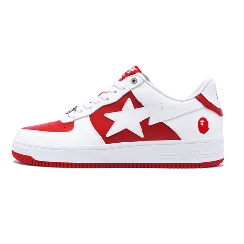 Bape Bapesta White Red - image 1