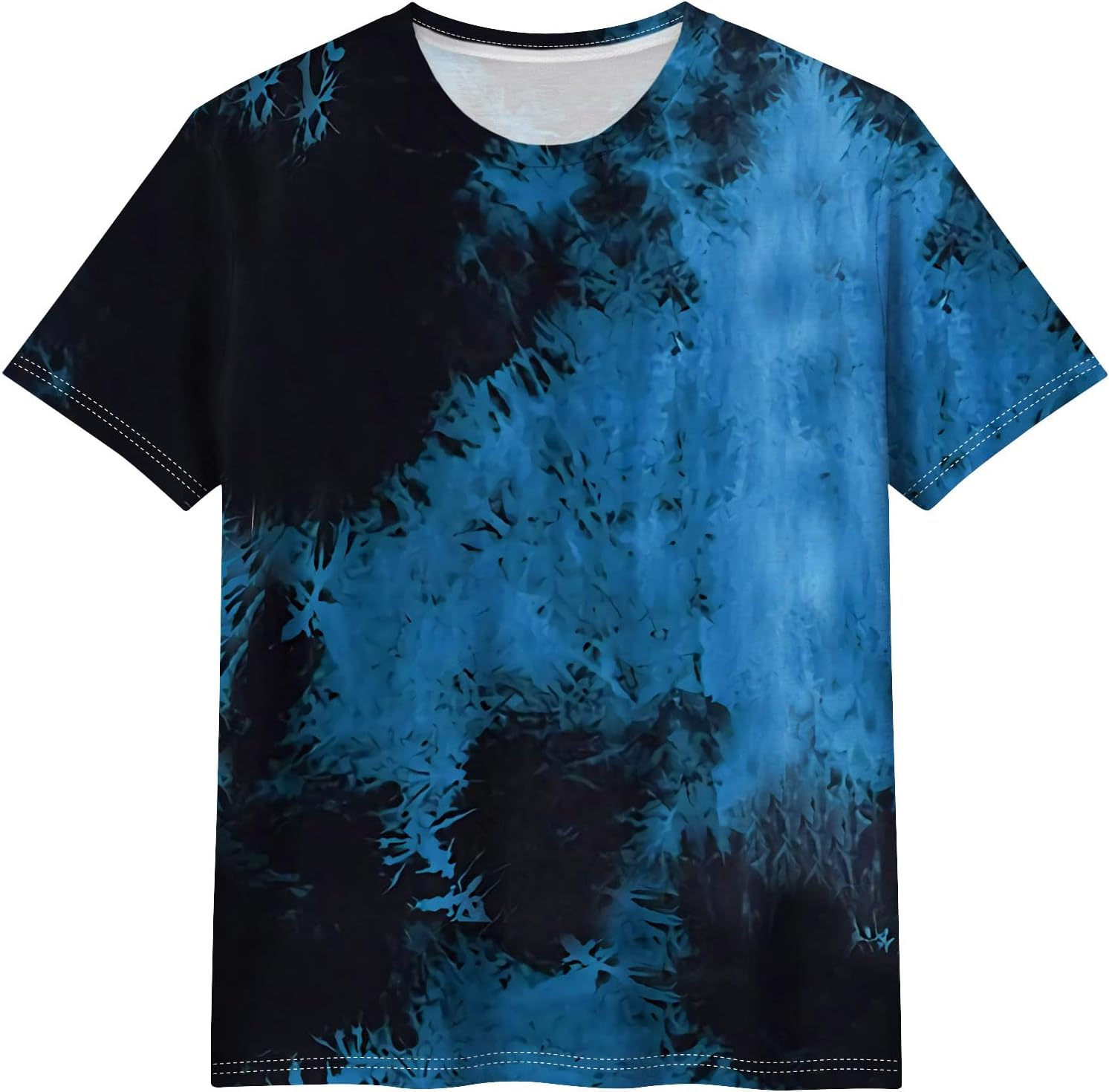 Bombline men's T-shirt - Tie Dye Blue-1