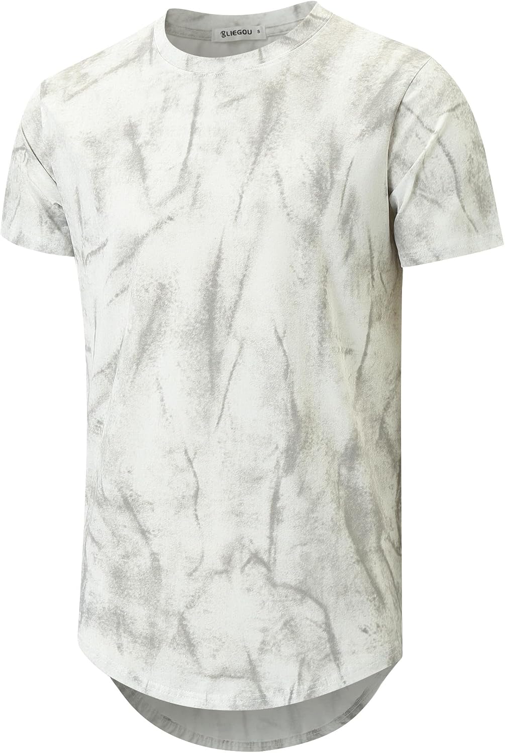 KLIEGOU men's longline T-shirt - 1887 White
