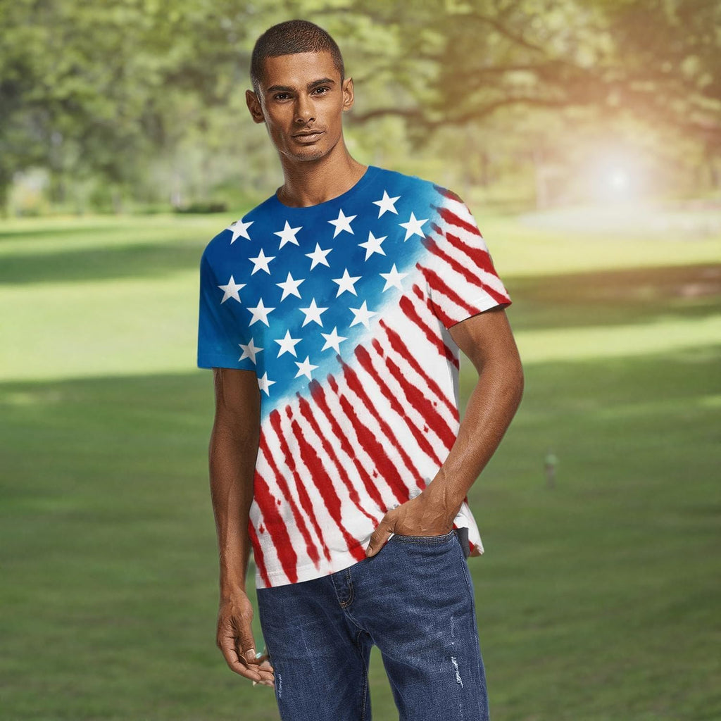 Bombline men's Flag-1 T-shirt detail