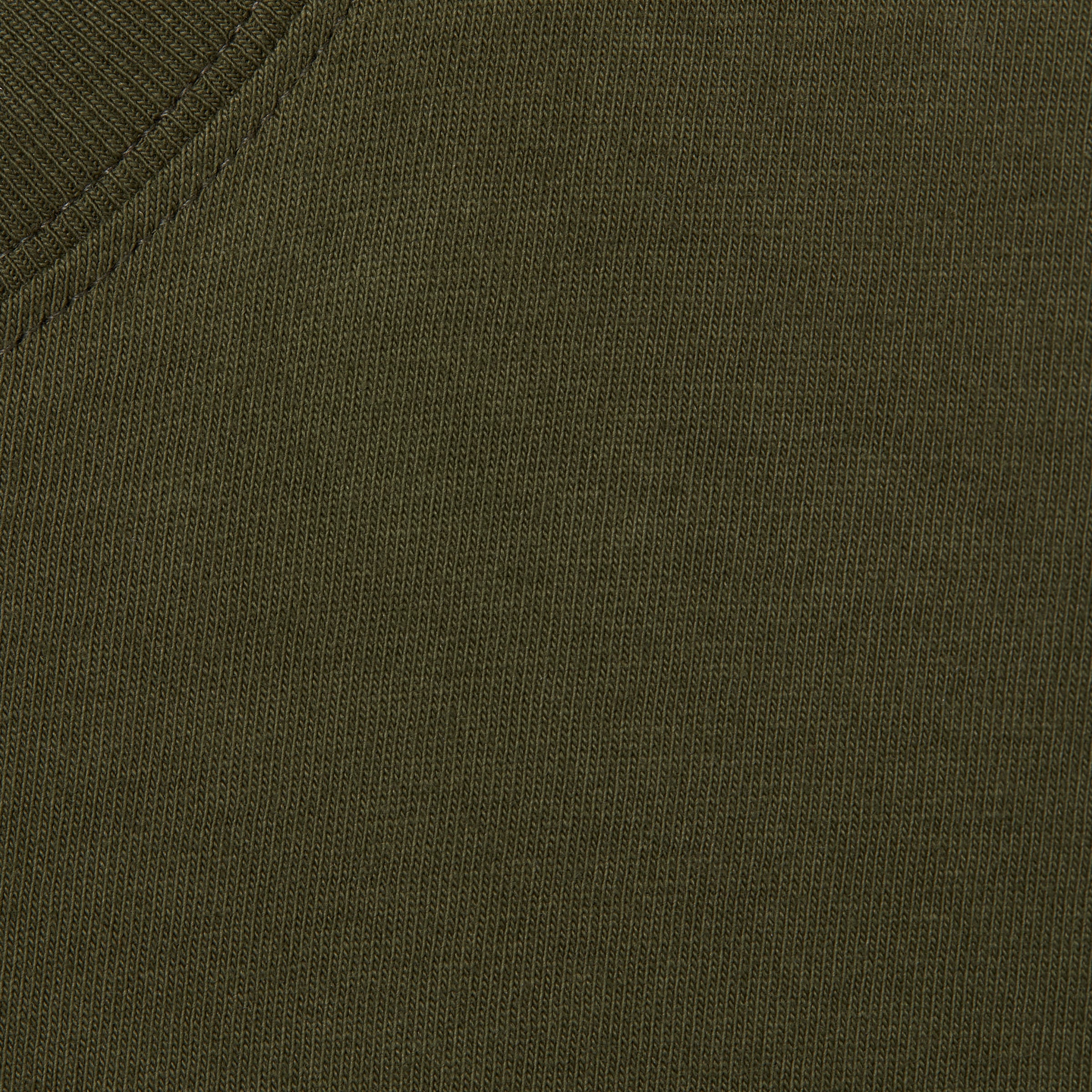Cotton jersey T-shirt with print - forest green