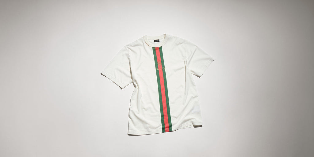 Cotton jersey T-shirt with print - white