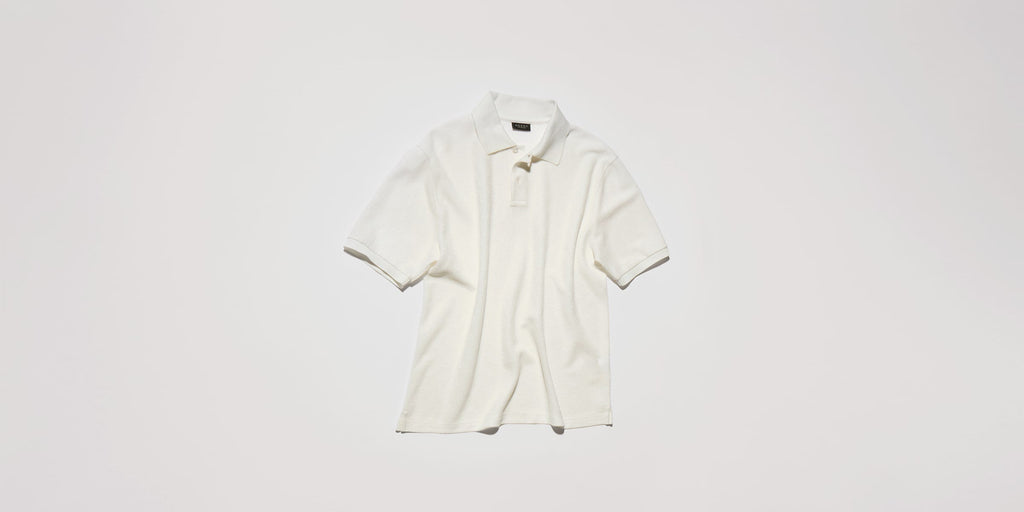 GG technical jersey jacquard polo shirt - white