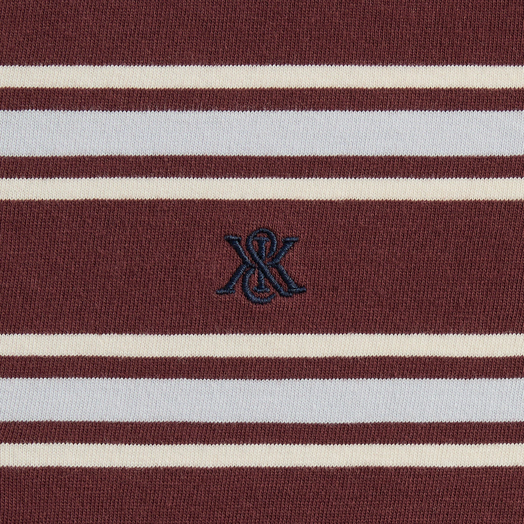 Kith Stripe LAX Tee 2.0 - Magma