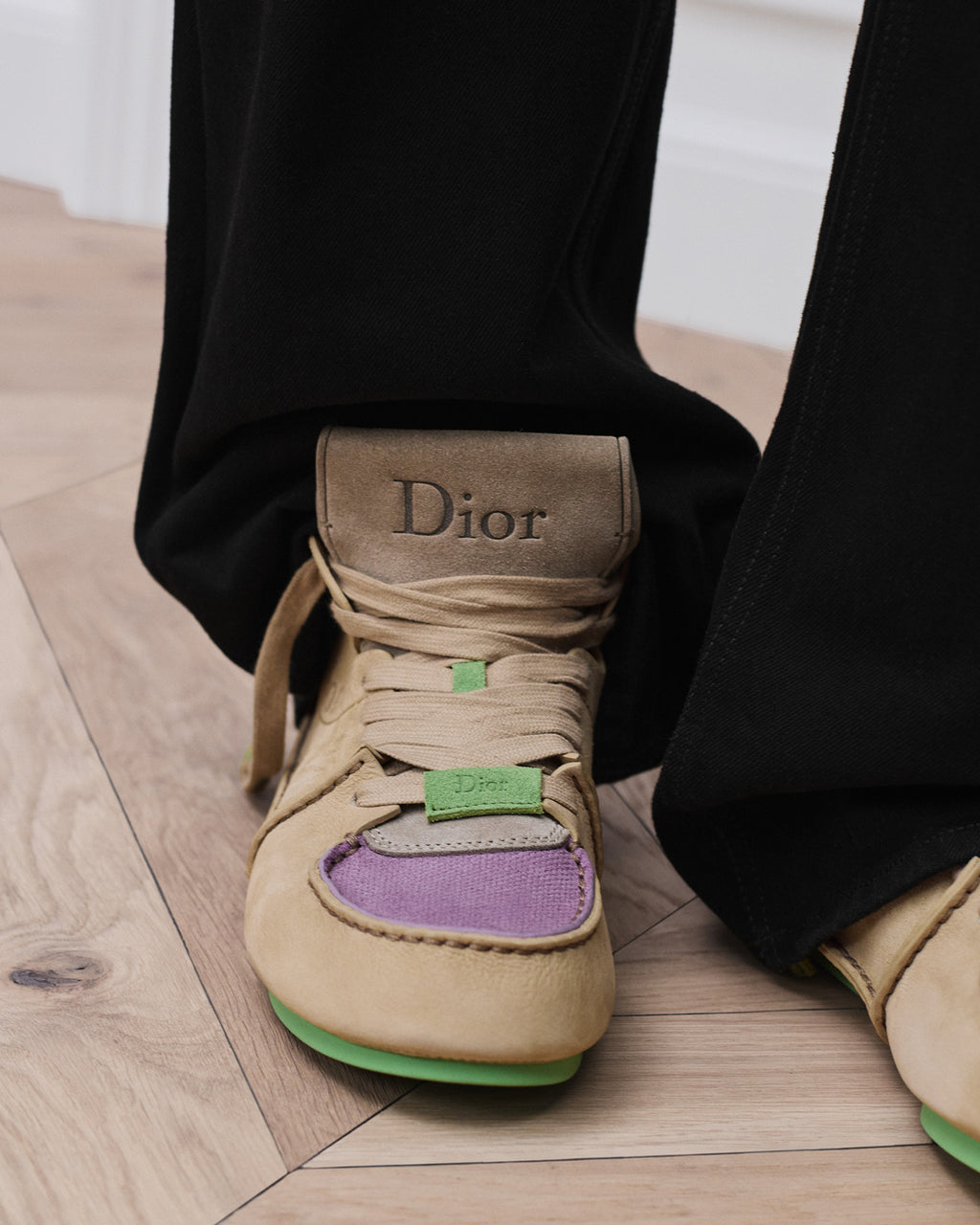 Dior Roadie Lace-Up Boot - Beige - image 3