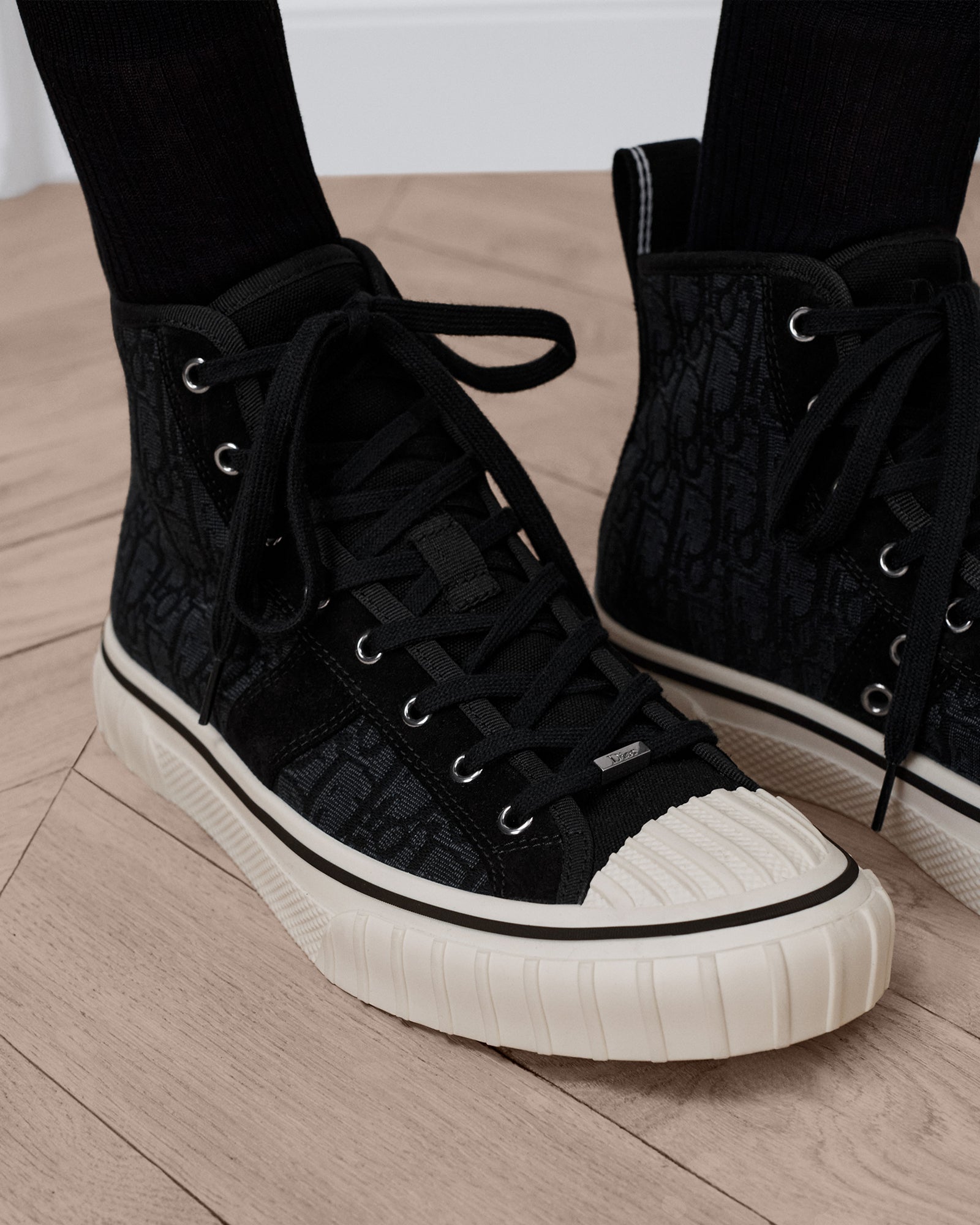 Dior Hooper High-Top Sneaker - Black - image 3