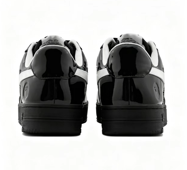 BAPE Sta Low-Top Sneakers — Black / Green