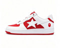 BAPE Sta Low-Top Sneakers — Red / Black / Grey