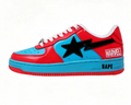 BAPE Sta Low-Top Sneakers — Red / Black / Blue / White / Green / Yellow