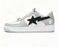 BAPE Sta Low-Top Sneakers — White / Black