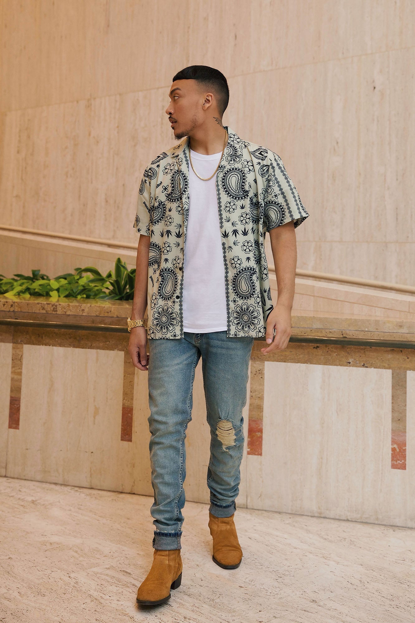Take No L's Skinny Jean - Vintage Blue Wash - image 3