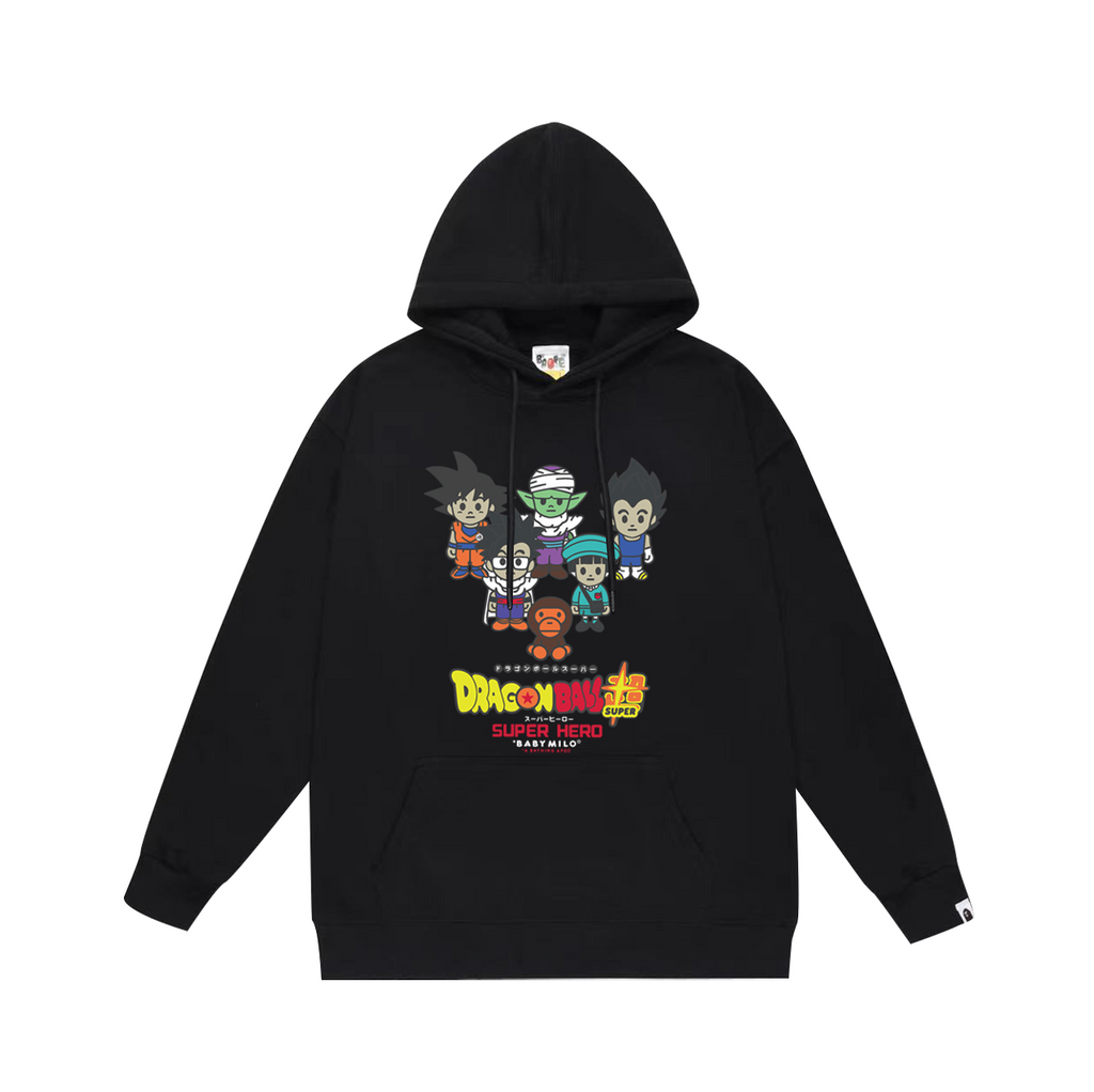 BAPE Shark Full-Zip Hoodie — Black / White / Grey