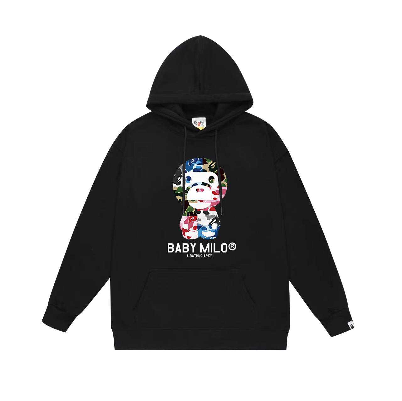 BAPE Shark Full-Zip Hoodie — Black / White / Grey