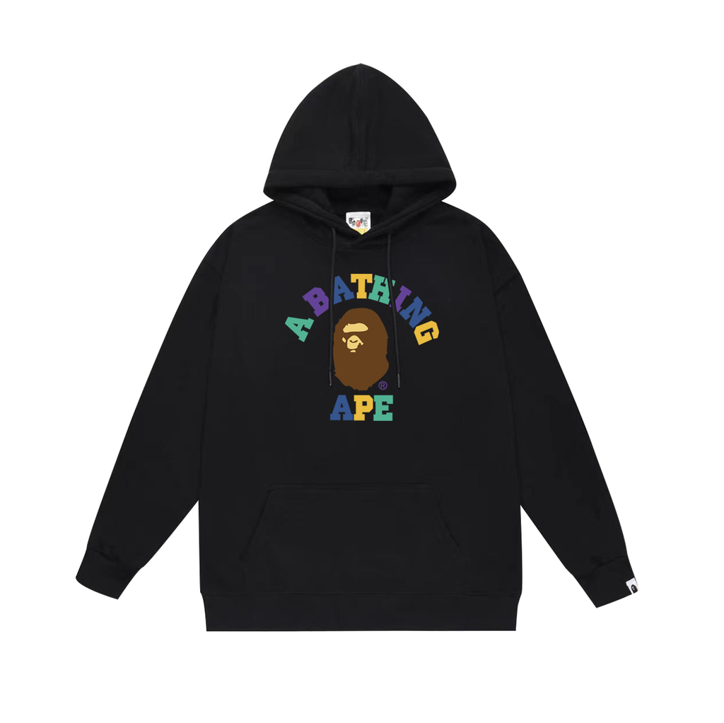 BAPE Shark Full-Zip Hoodie — Black / White / Grey