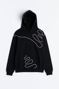 Lasso Embroidery Hoodie - Black - image 1